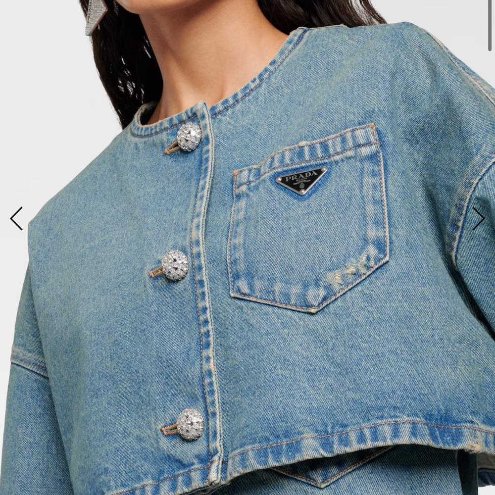 PRADA Cropped denim jacket - Picture 6 of 6